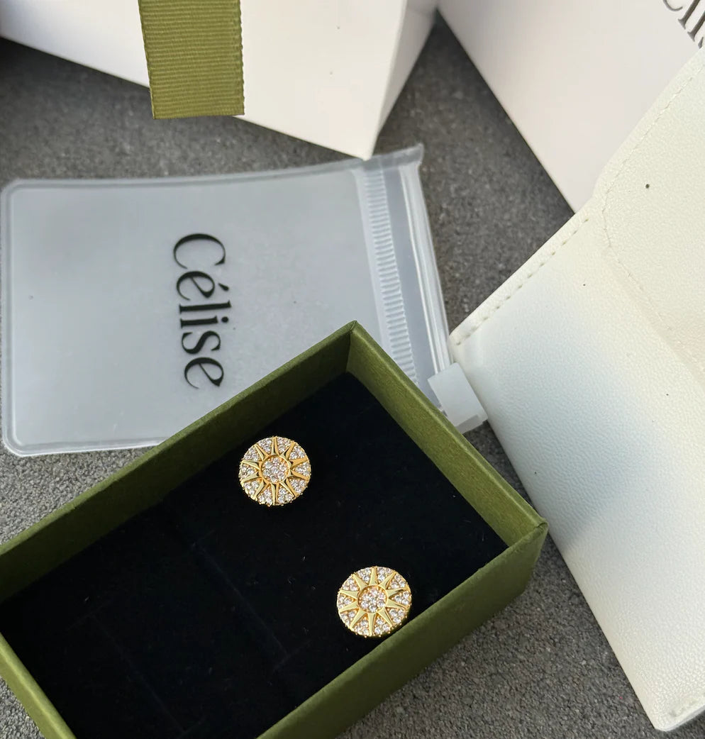 Soleil Earrings - Cercei Célise Jewels