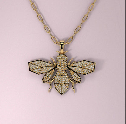 Honey Bee Necklace - Colier Célise