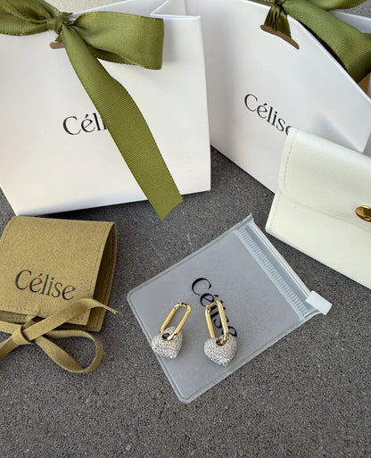 Crystal Love Earrings - Cercei Célise