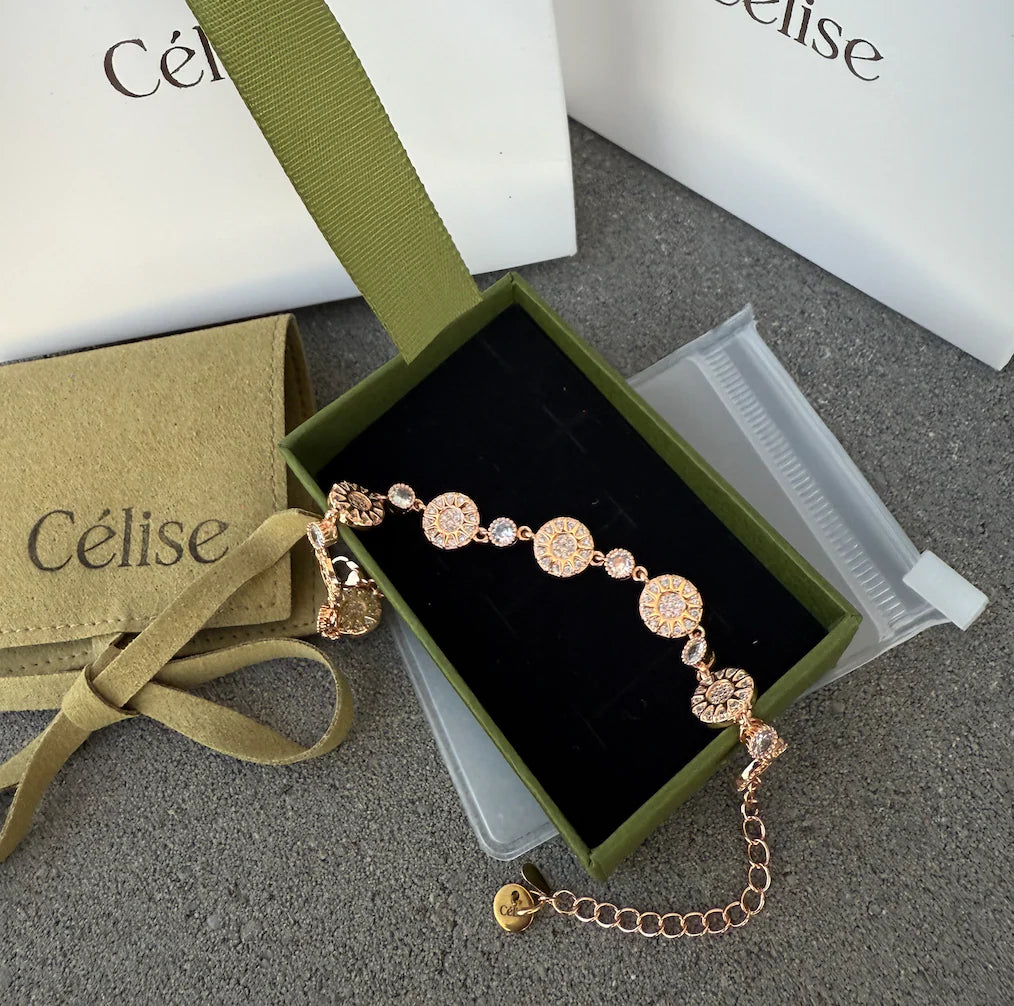 Soleil Charm Bracelet - Bratara Célise Jewels
