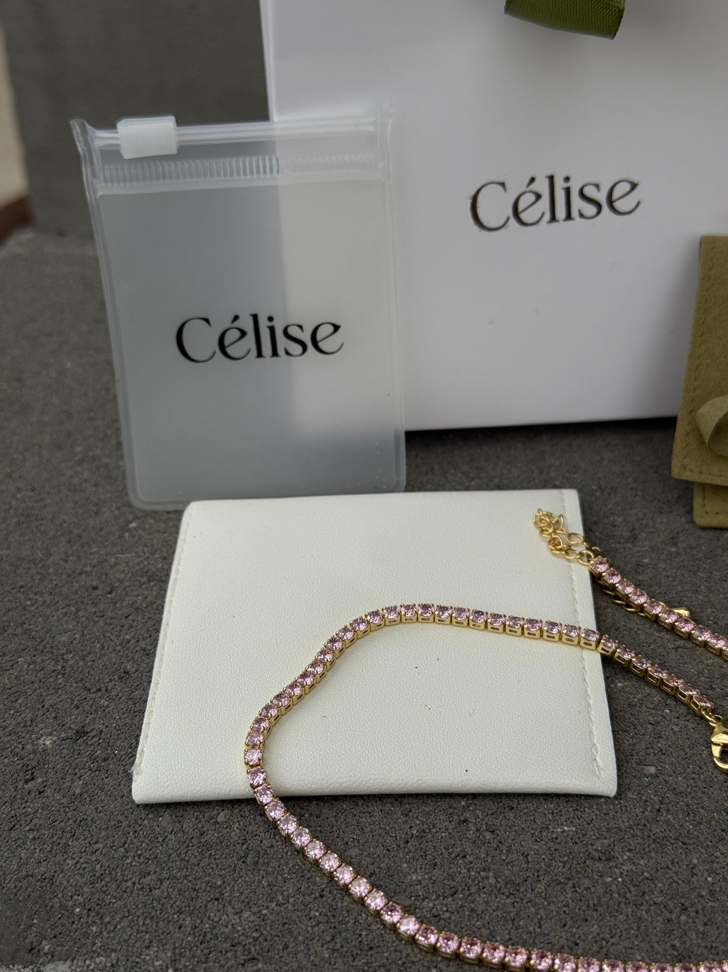 Colier Pink Glow Célise