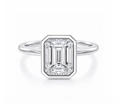 Inel Logodna Éternelle Emerald Diamond Célise